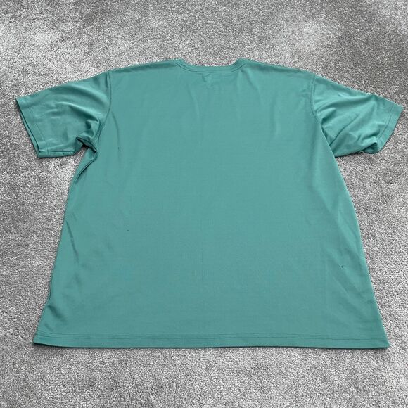 Columbia Meaker Peak Omni Wick T-Shirt Mens XXL Green Crew Short Sleeve Active - Picture 2 of 12